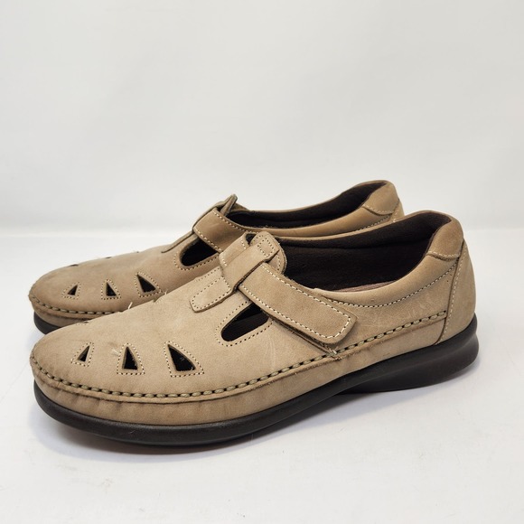 SAS Tripad Comfort Womens Roamer Tan Leather Walking Loafers Shoes Size 8 M - Picture 4 of 10